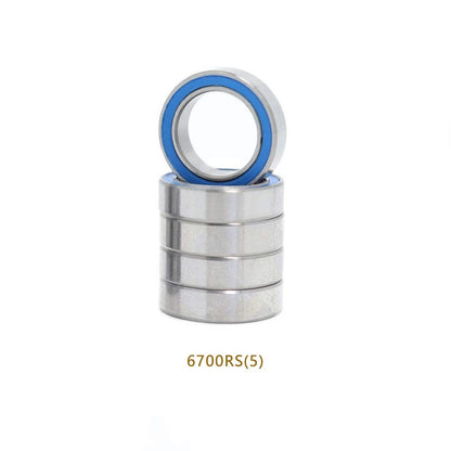 RC Bearing Kit Compatible with Traxxas Slash 4X4 4WD VXL ABEC 3 Blue Rubber...