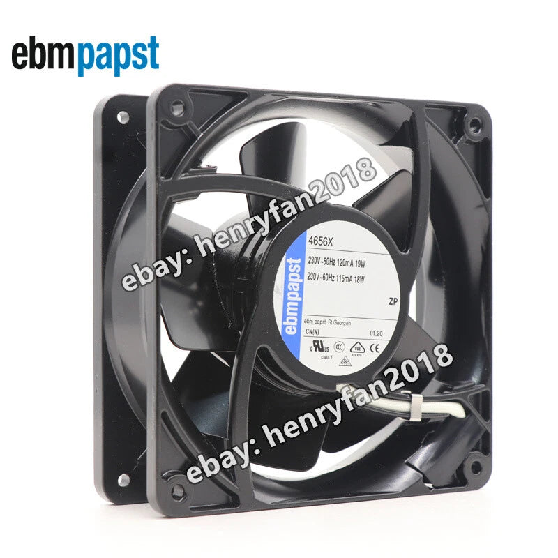 Ebmpapst 4656X Axial fan 230VAC 19/18W 115mA 120x120x38MM  Cabinet Cooling Fan