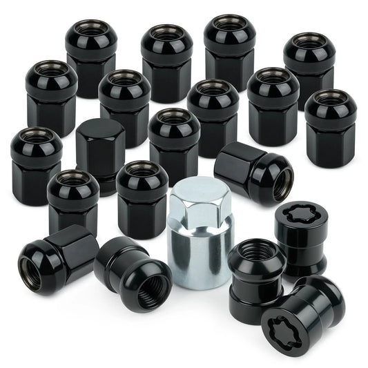 21-piece black wheel lock and lug nut set for Honda CR-V 2017-2022, 08W42-S2A-100