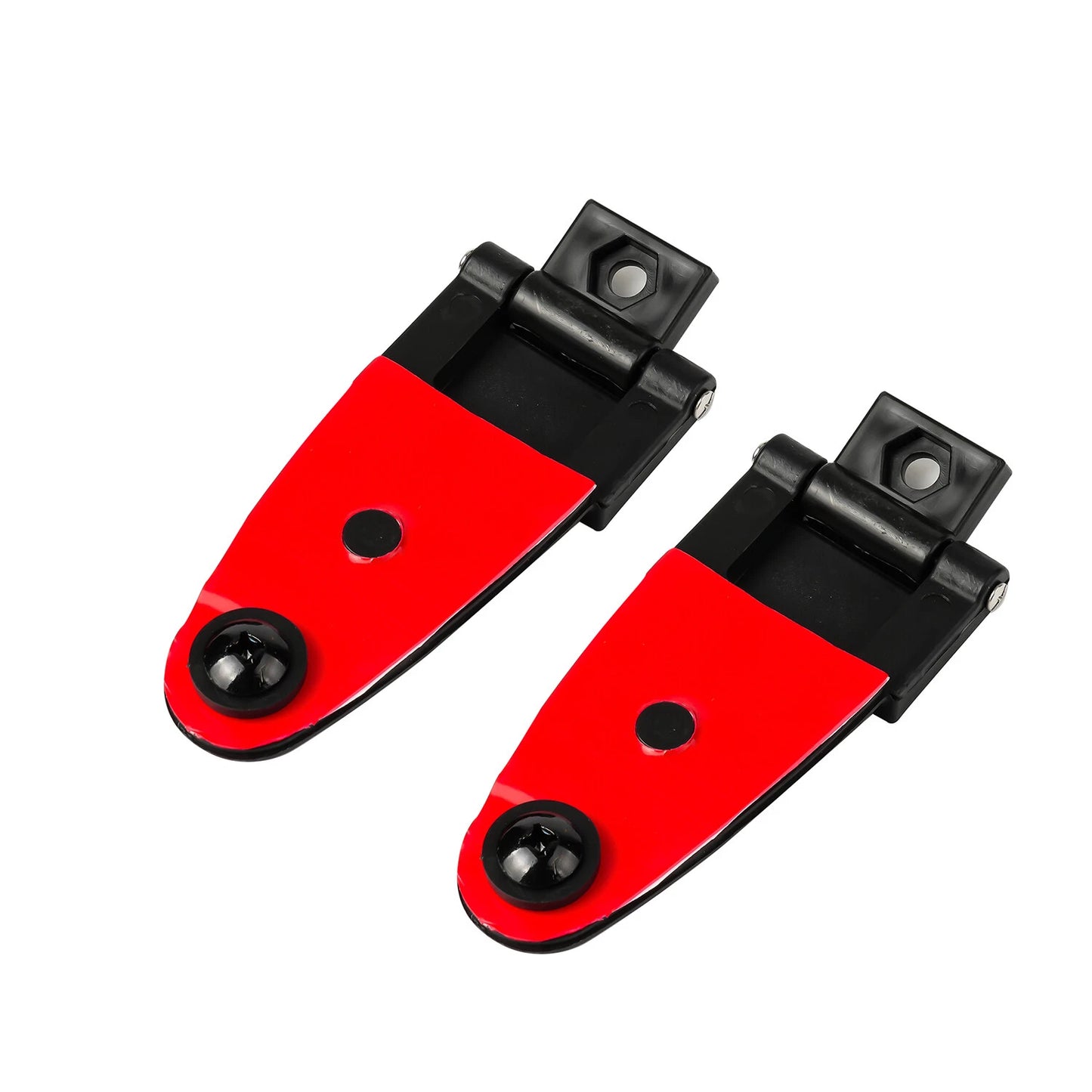 2 All Glass Rear Door Hinges with Hardware 103528-100XL/100LE for LEER Truck Cap