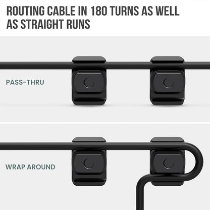 CGM909 Pressure Switch Cable Guides Compatible with M-LOK System, Black