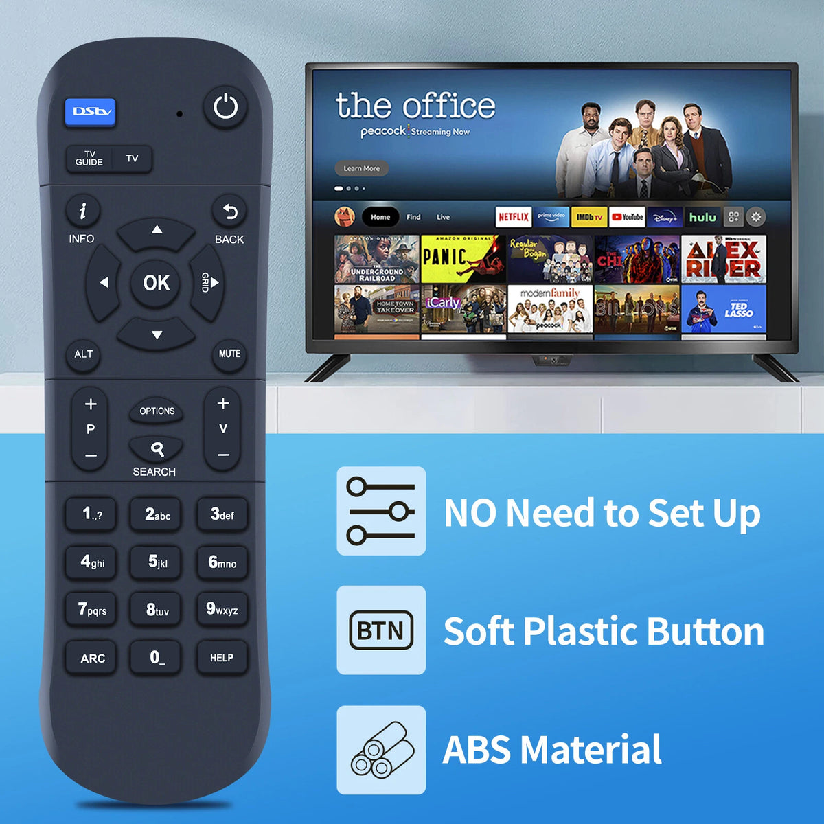 Remote control For DStv B8 DSD4136 HD Decoder (REM-MCB8)