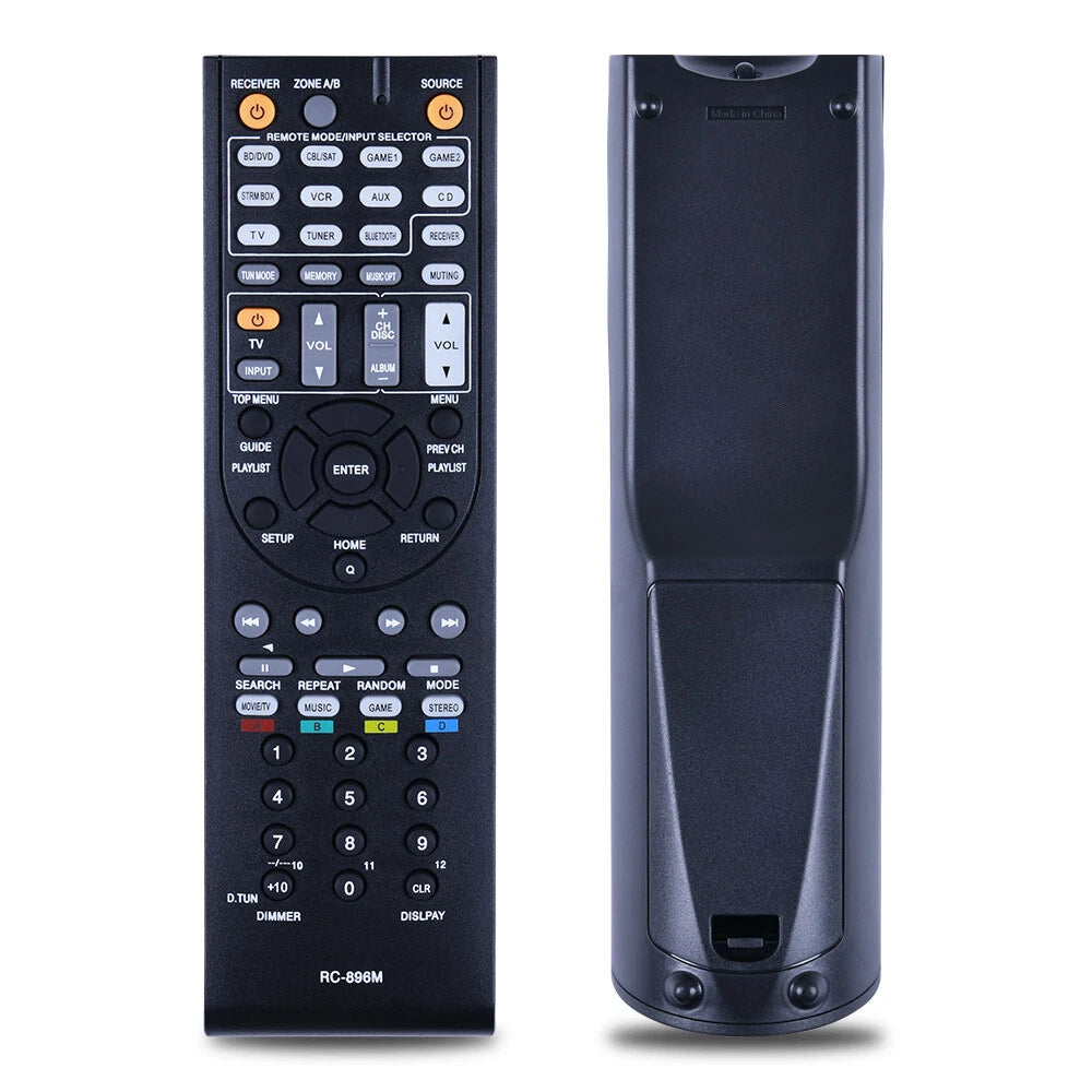 RC-896M Replacement Remote Control For Onkyo AV Receiver TX-SR444 TXSR444