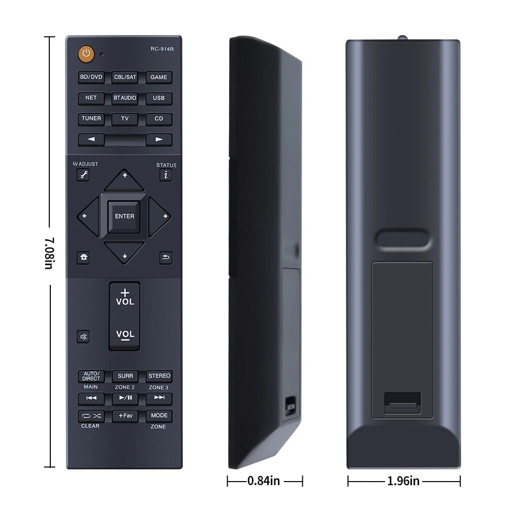 RC-914R Remote Control For Pioneer AV Receiver VSX-LX101 SC-LX502 VSX-LX302