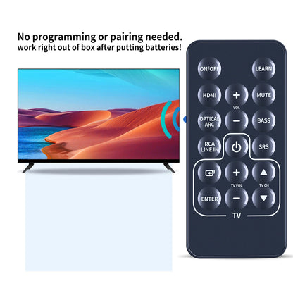 MXSB-252 Replacement Remote Control For MAXELL Digital SoundBase TV Speaker