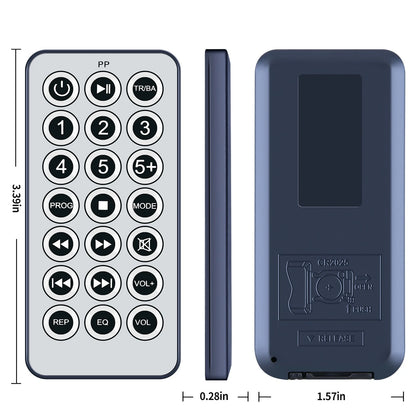 Remote Control For Magnavox MM442 3-Piece Top Loading CD Shelf System