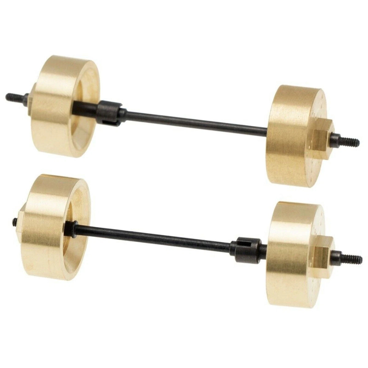 1/24 6mm Brass Widened Wheel Hub Counterweights For  Axial SCX24 90081 RC Car