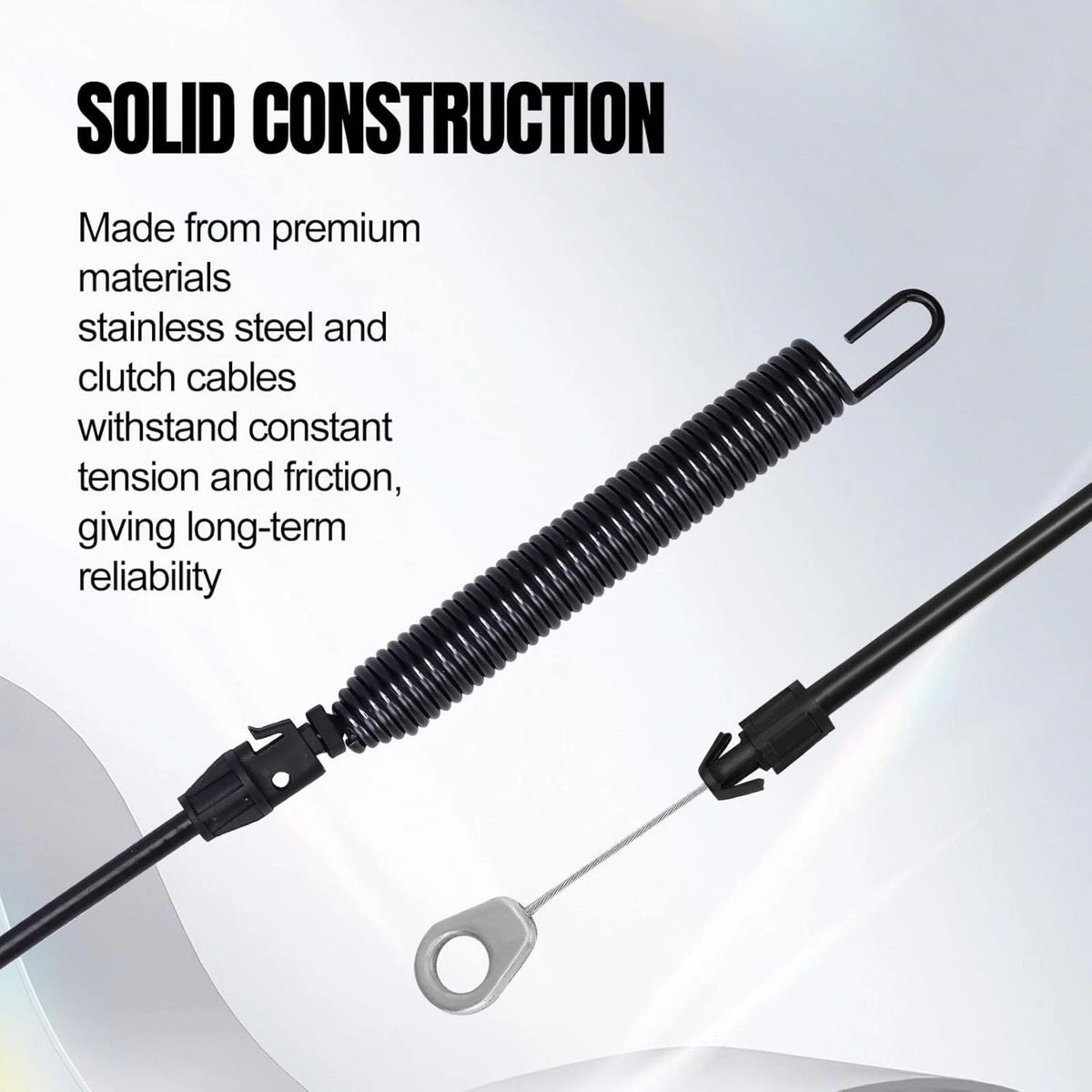 Deck Engagement Clutch Cable 190cm Cut For Craftsman Husqvarna 532435111