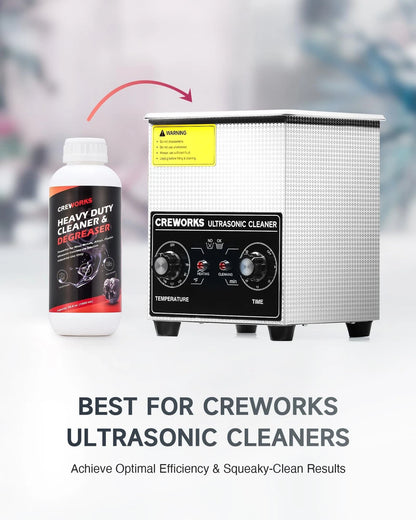 CREWORKS Ultrasonic Cleaner Solution for Carburetors and 34 Fl Oz (Pack of 1)