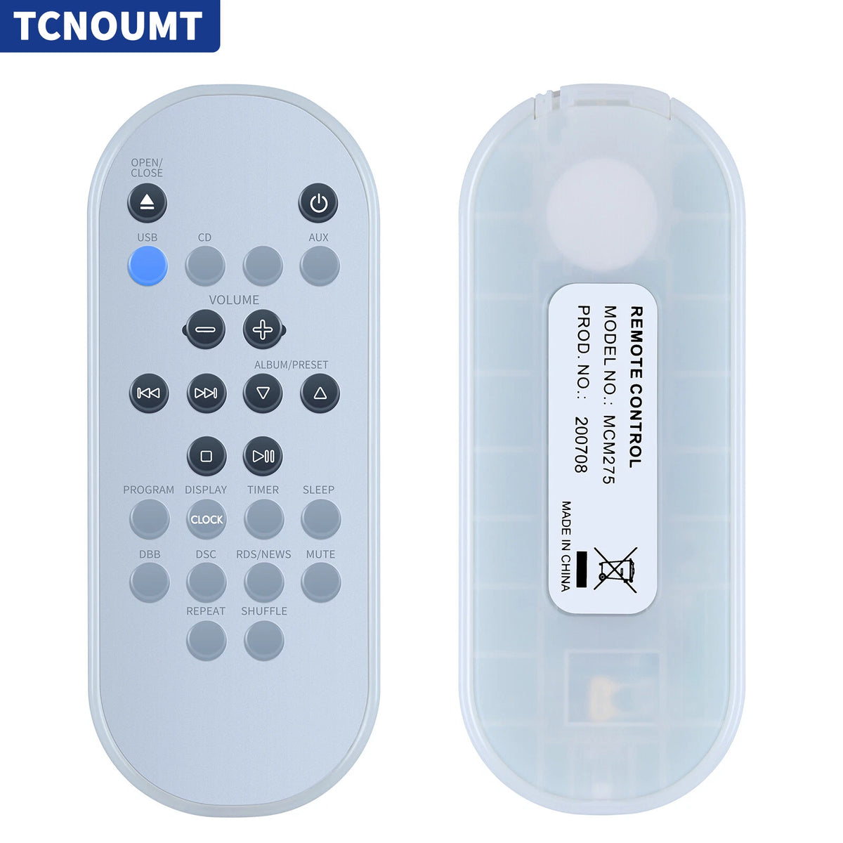 Remote For Philips MCM275 Music Micro HiFi System MCM275/37B MCM275/93