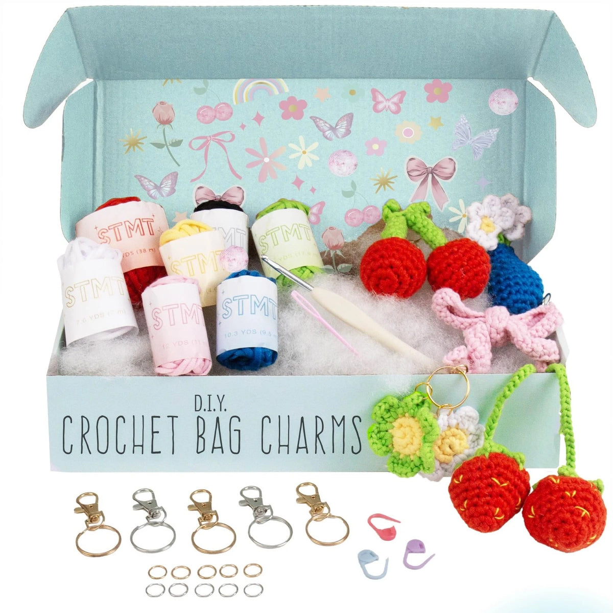 STMT D.I.Y. Crochet Bag Charms, Creates 7+ 3 x 12 x 5 inches,