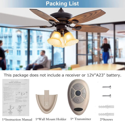 35T1 Ceiling Fan Remote Control Replacement for Harbor Breeze, Allen Beige