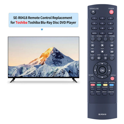 SE-R0418 Remote Control For Toshiba DVD Player BDK23 BDK23KU