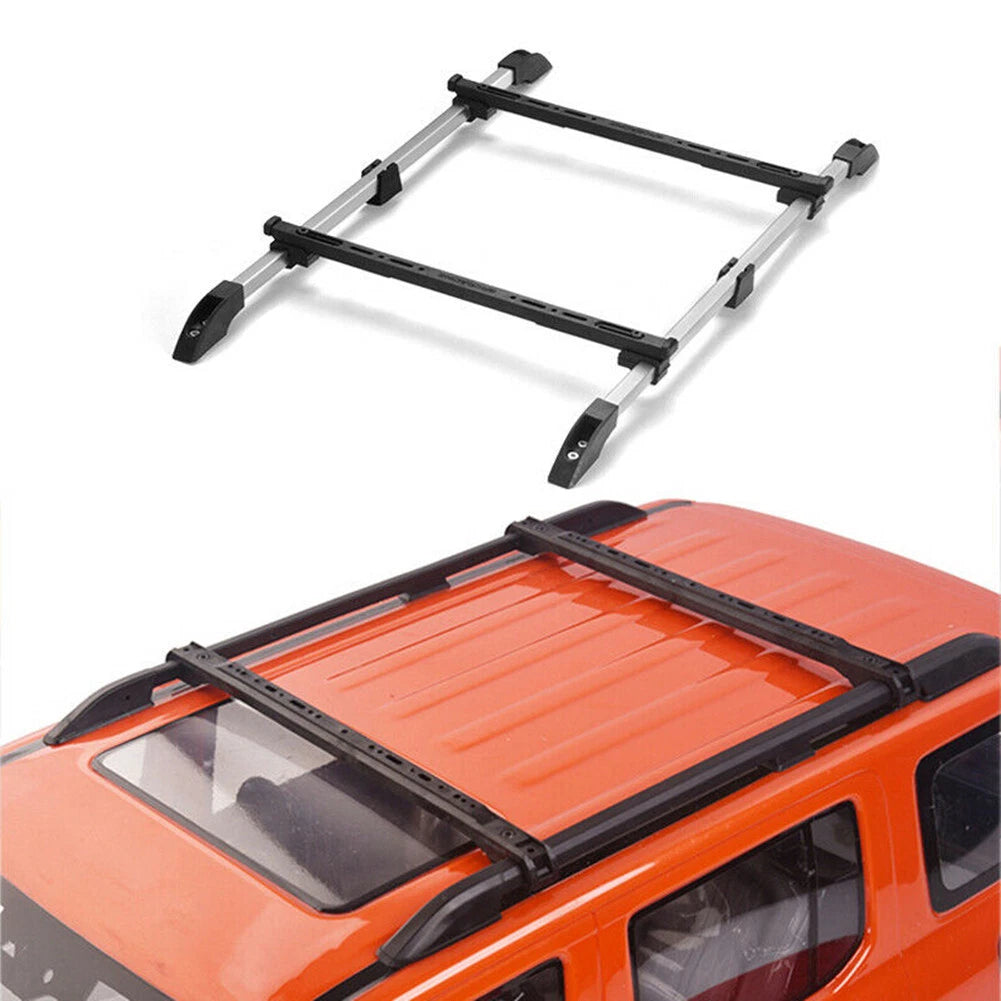 Adjustable Aluminum Alloy Decor Roof Luggage Rack for 1/10 RC Crawler Car DIY