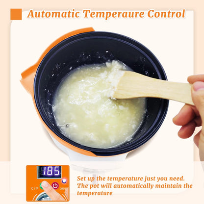 Ksedcon Digital Wax Melter for Candle Making, 1.5L wax melting pot, orange