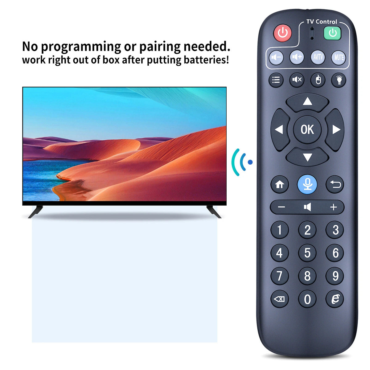 Replacement Remote Control For EVPAD 5 5P 5S 6P 6S TV Box