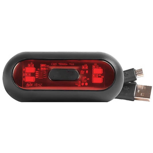 Waterproof Motorcycle Rear LED Helmet Light USB Rechargeable Light Replacement