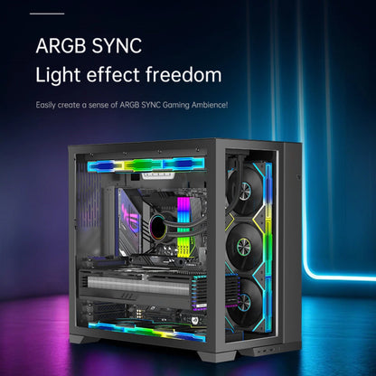 Motherboard Sync ARGB Hub for Aura Mystic Light RGB Fusion w/Remote Control