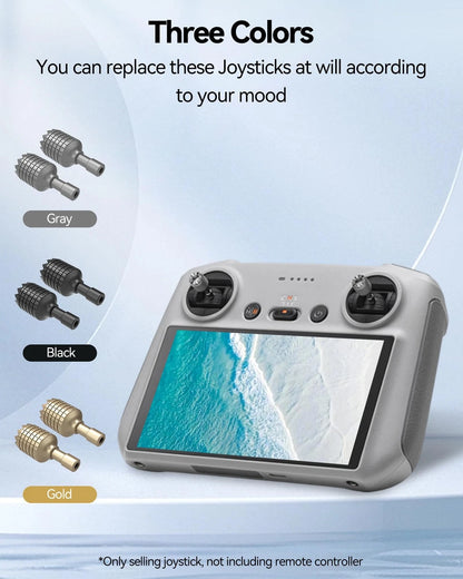 LKTOP 3 Pairs Mini 3/Mini 3 Pro/Mini 4 5 Pro/Air M, Gray/Gold/Black