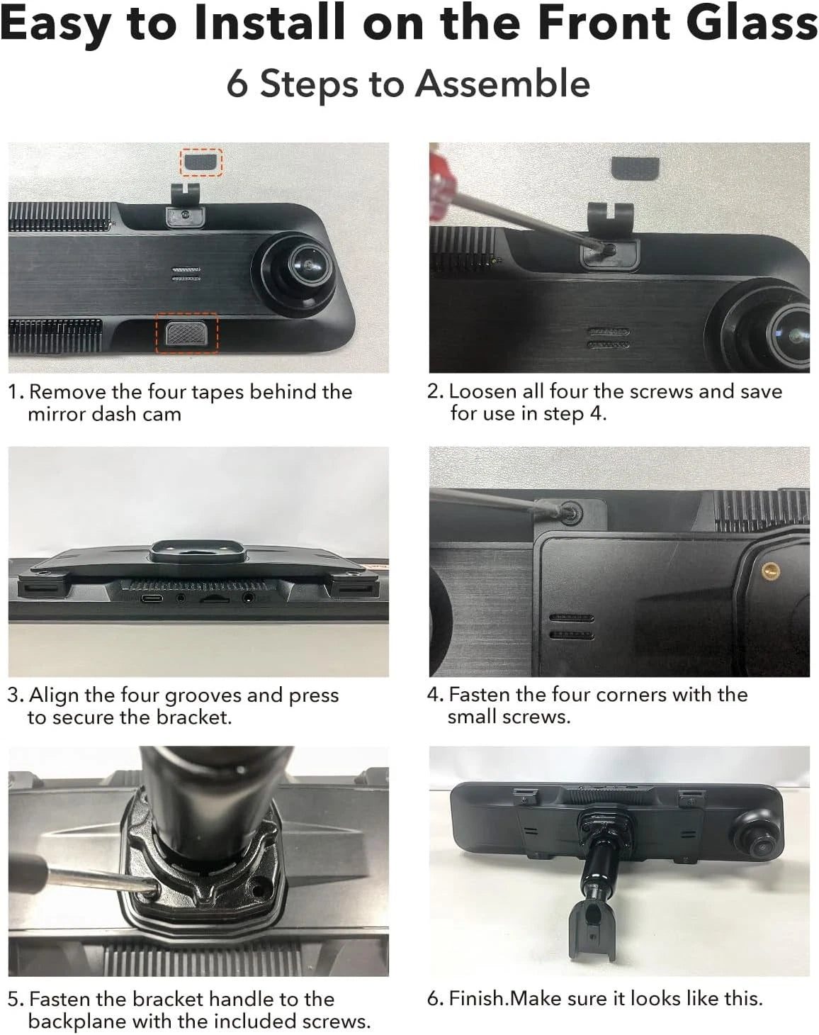 WOLFBOX OEM Bracket for USB C G900 Black