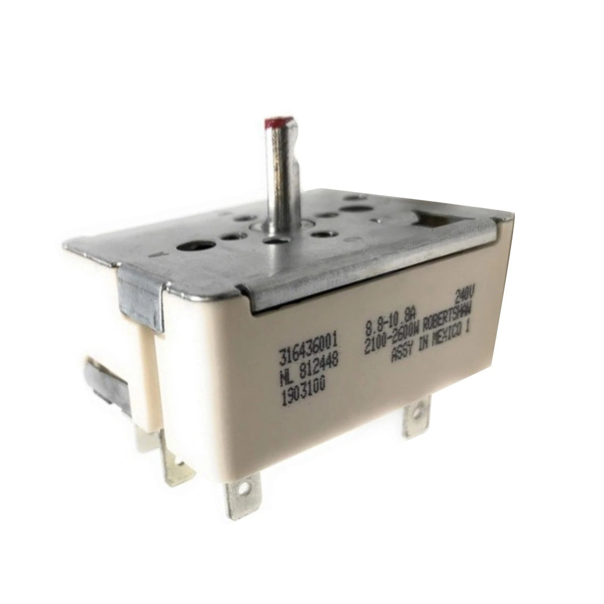 For Frigidaire Kenmore Crosley Range Burner Infinite Control Switch 316436001