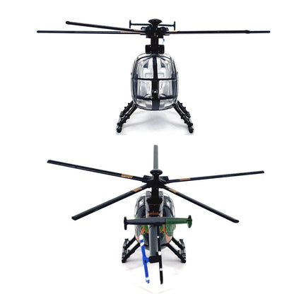 7.4cm Diecast Alloy 1/100 Scale USA Bird MD500 Helicopter Model Static Display