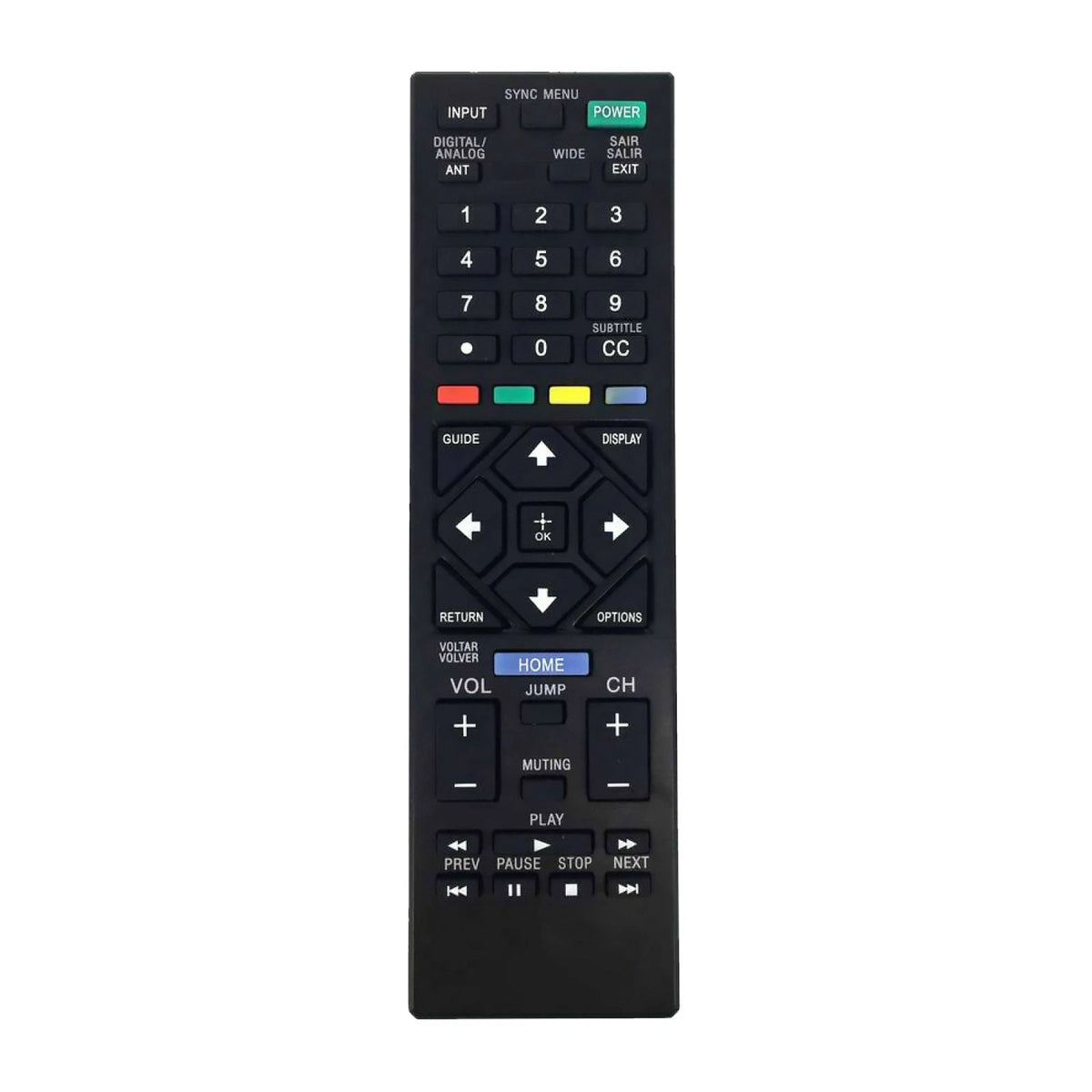 RM-YD093 Replacement For Sony BRA LED TV Remote Control KDL-24R425A RM-YD093