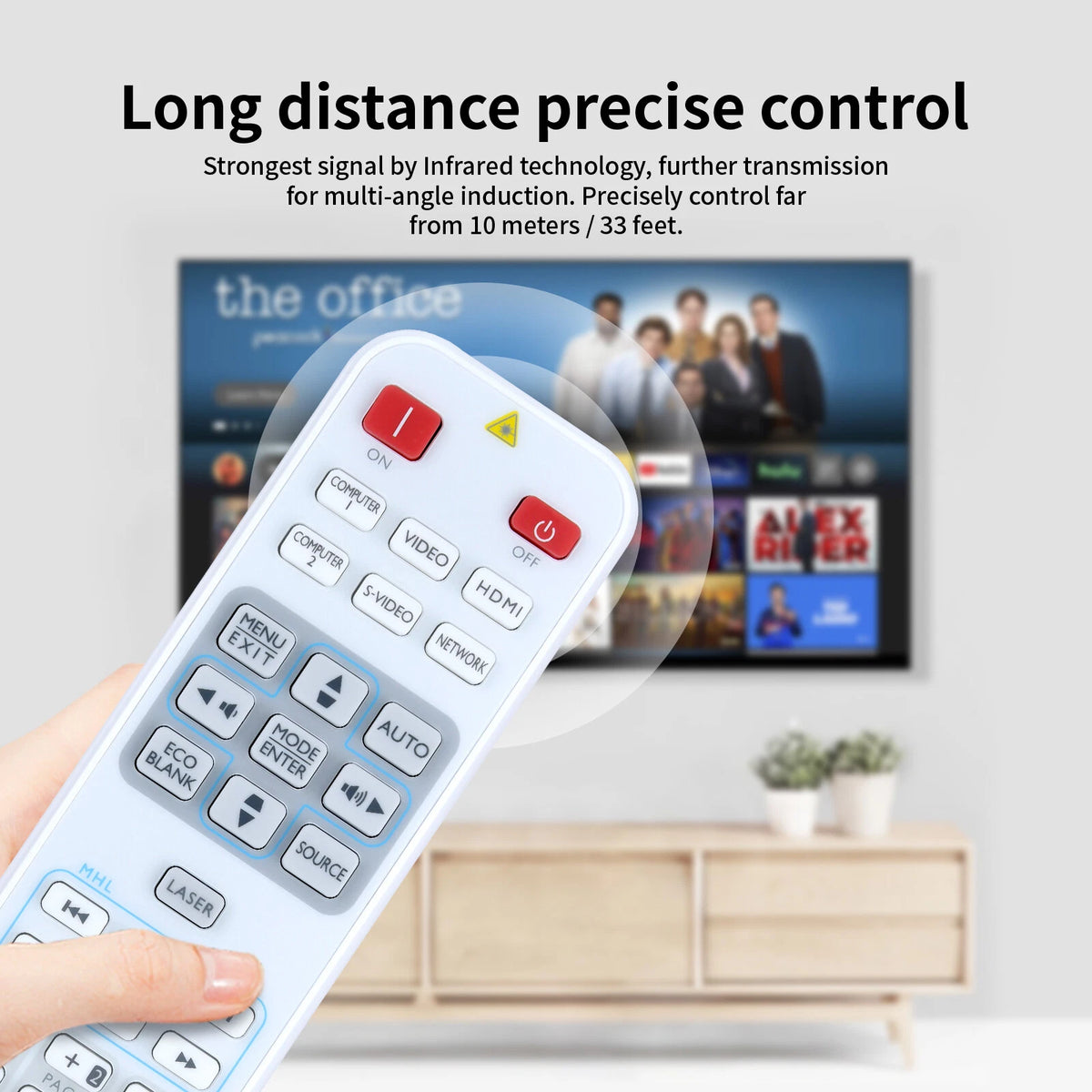 5J.J6R06.001 Remote Control For BenQ Projector 5J.JAD06.001 MW824ST MX823ST