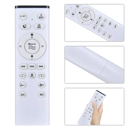 Remote Control For SYLEEN 22'' Ceiling Fans with Lights WSS-22-BL WSS-22-W