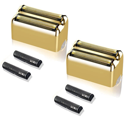 Professional Replacement Foil and Cutters for 2 Count (Pack of 1), 2 gold