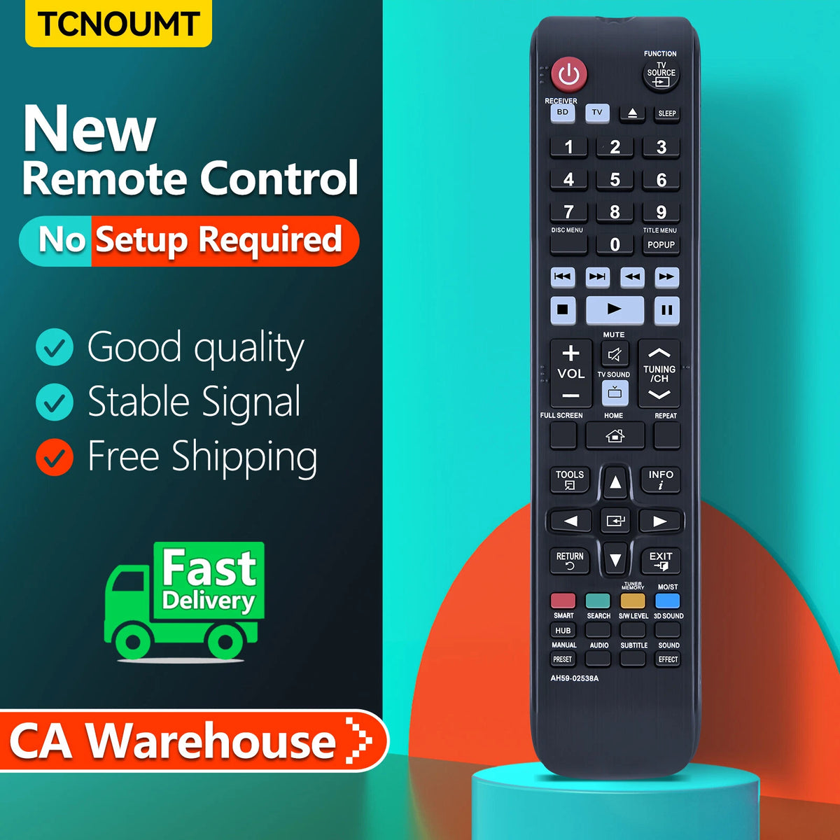 AH59-02538A Remote Control For Samsung HT-F5500 HT-F5500K HT-F5500W HT-F5530