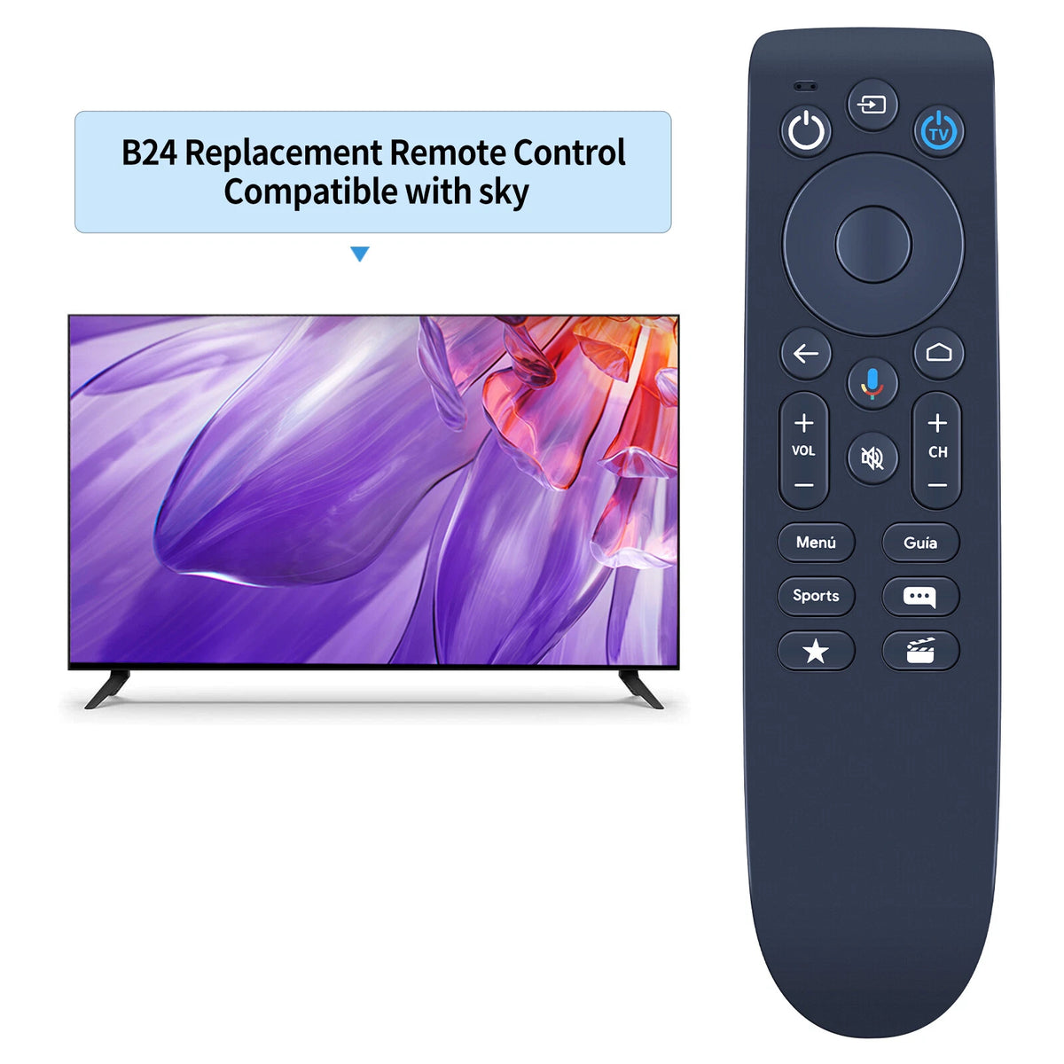 Remote Control For SKY+ Modelo B24 With Voice Function