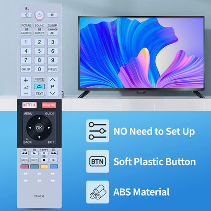 CT-8536 Remote Control For Toshiba TV 50U7880 58U7880 43U775 49U775 55U775