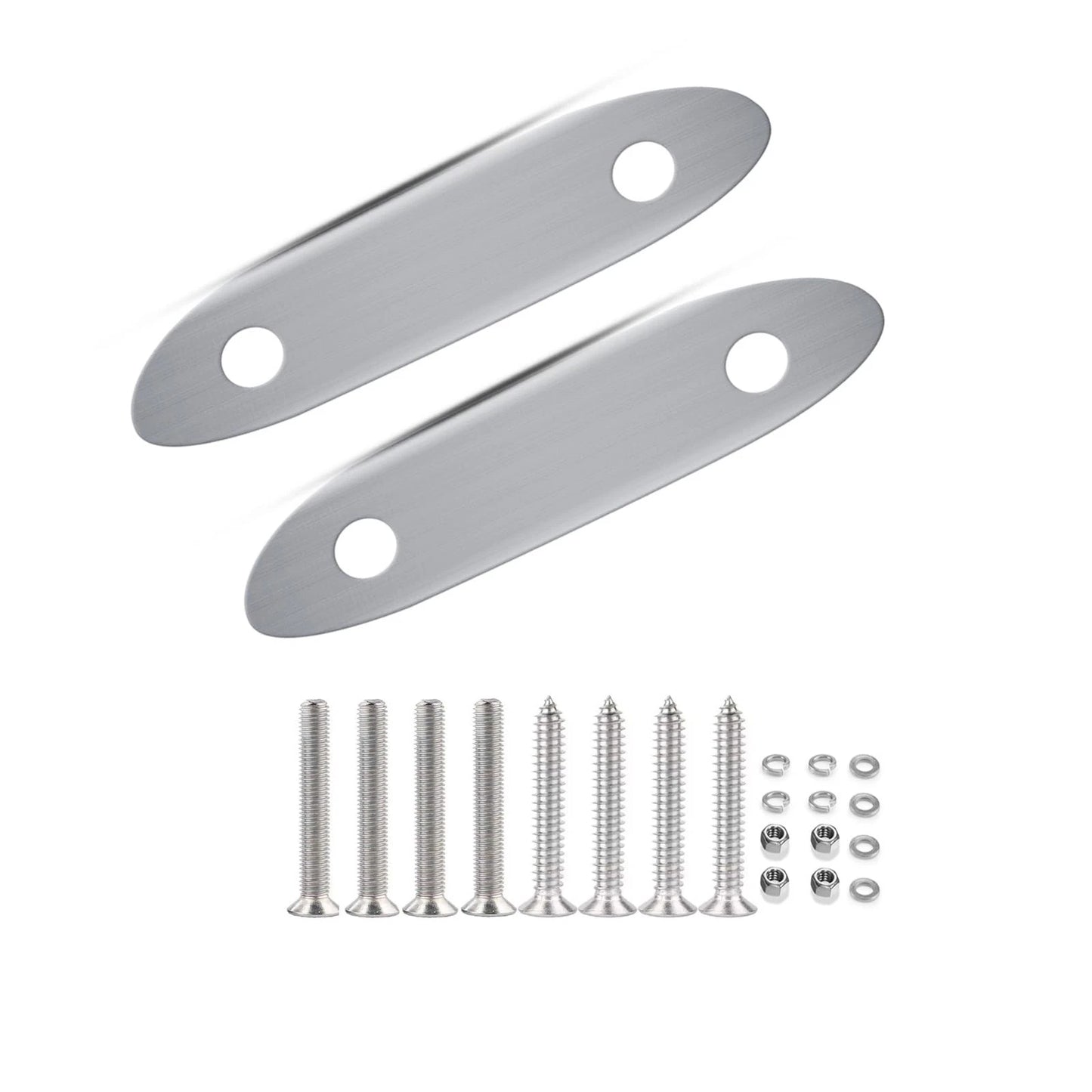 Marine Grade Boat Folding Cleat 6 inch 316 Stainless Steel, 6 Inch, Silver