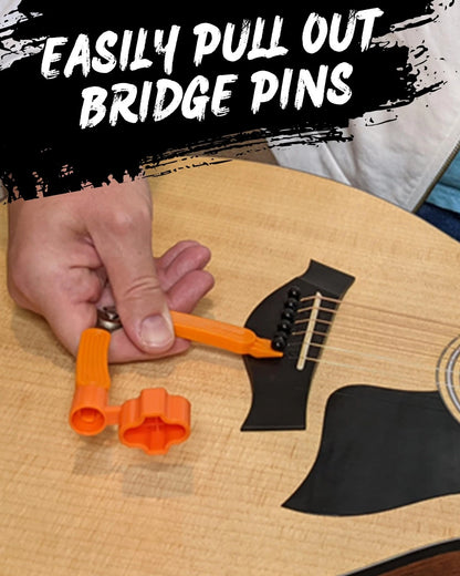 Guitar String Winder, Cutter and Bridge Pin Puller - 3-in-1 Guitar...