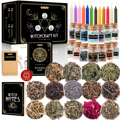 Wyspell Witchcraft Supplies Kit - 54PCS - Kit, Multicolor
