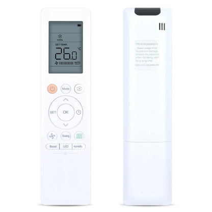 RG10L(2HS)/BGEFU1 Replacement Remote Control For Midea Air Conditioner