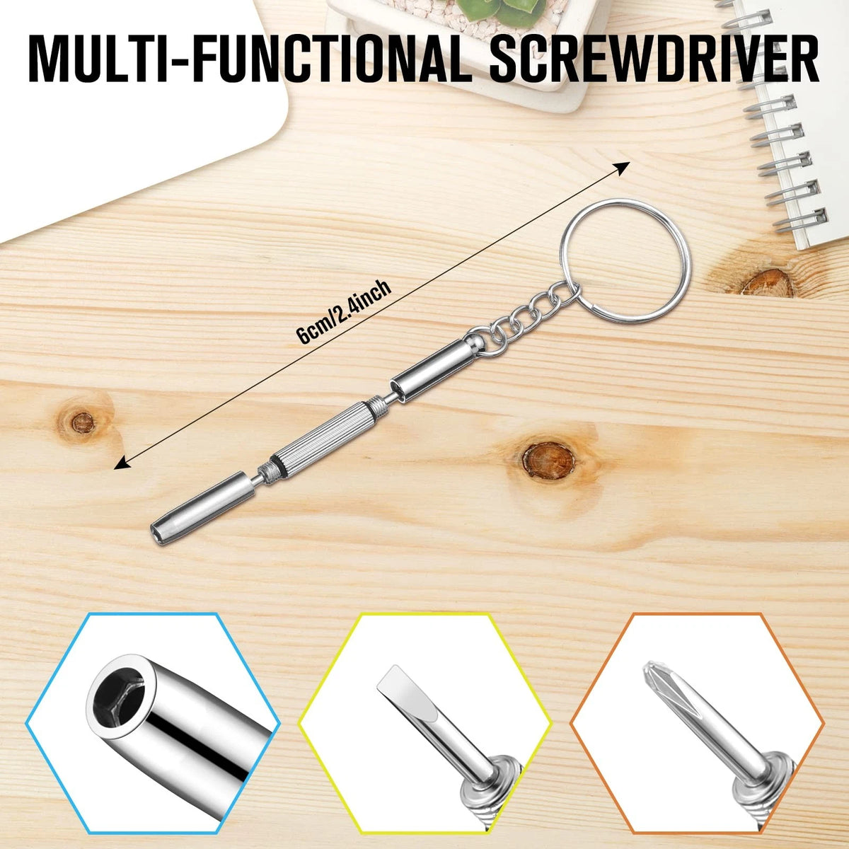 13 Pieces Jewelers Screwdriver Set Micro Precision Watchmaker Silver