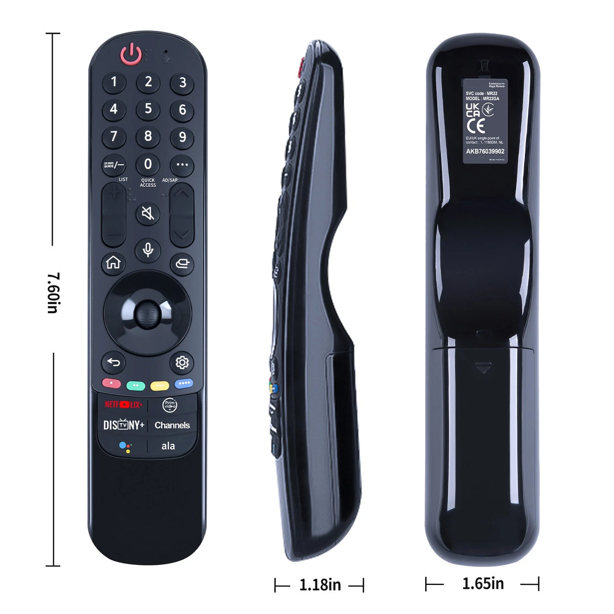 MR22GA AKB76039902 For LG Smart TV Voice Magic Remote Control AGF30256702