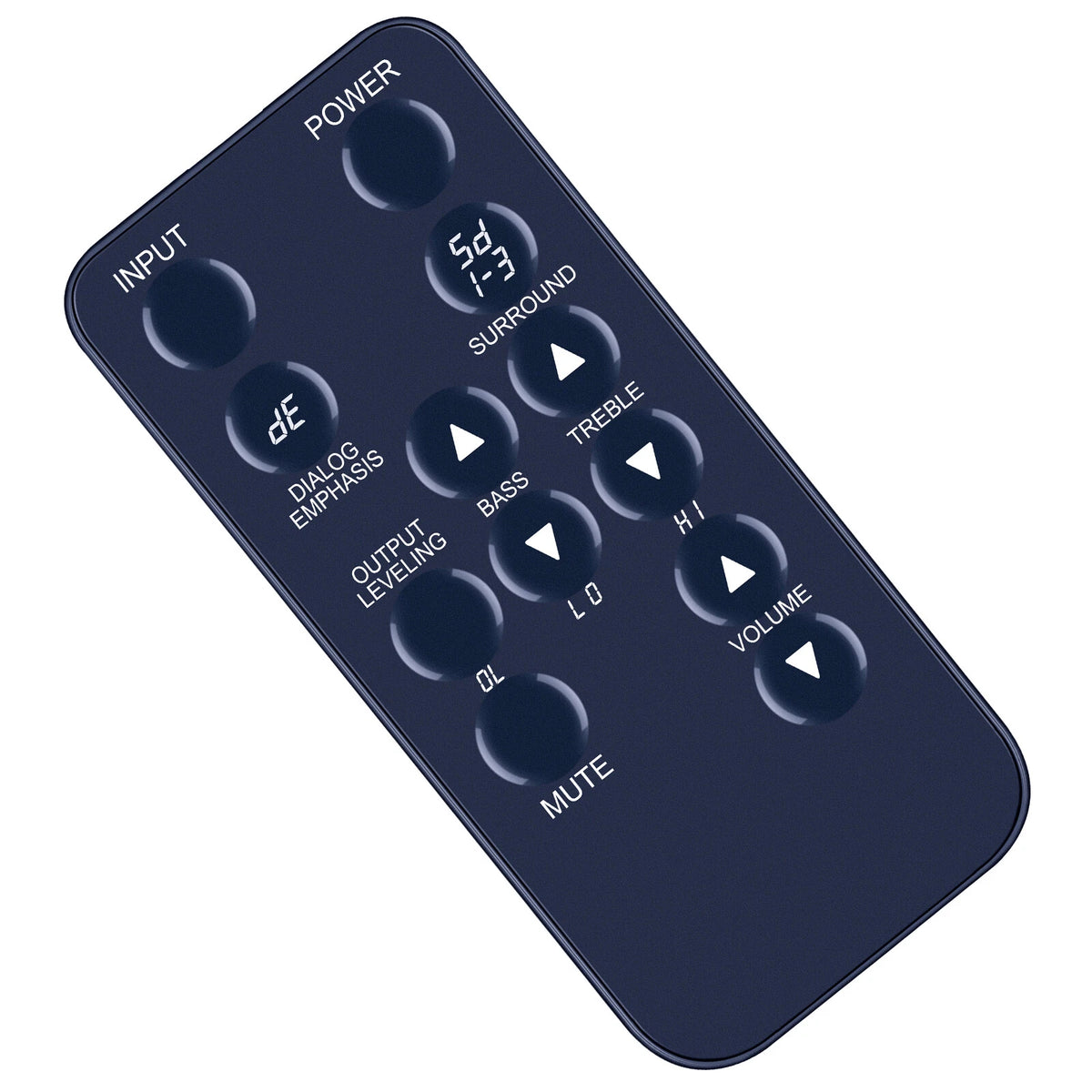 For ZVOX Replacement Remote Control Zvox SoundBase 555 580 Surround Sound System