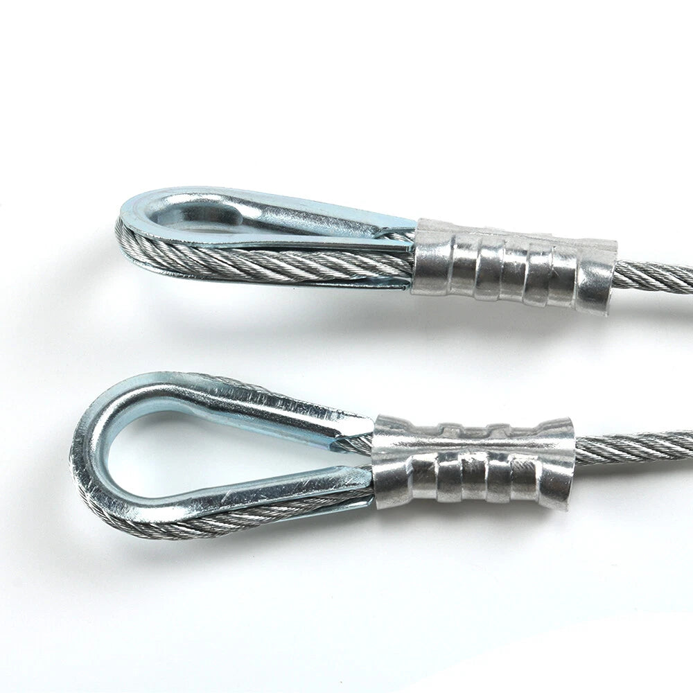 2 Replacement Cables for Trailer Gate Lift with EZ Spring Clips 125542