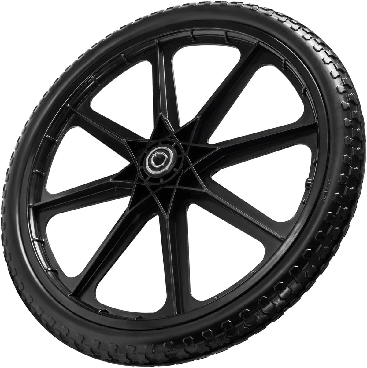 (2 PACK) 20" Flat Free Cart Wheels Compatible with rubbermaid 20 inches