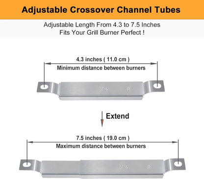 Grill Crossover Tube;Charbroil Carryover Tube;Char Broil Parts,for...