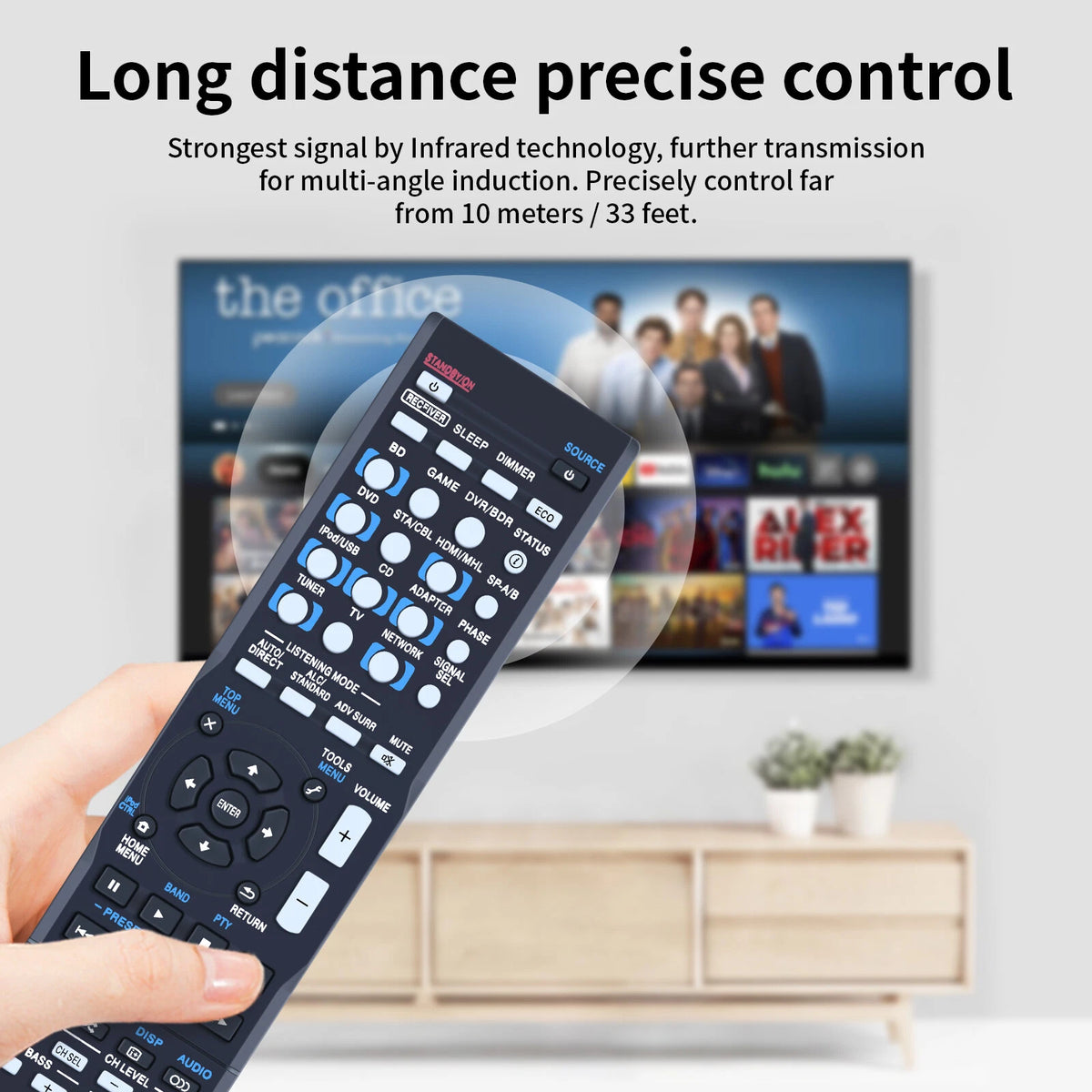 AXD7719 Remote Control For Pioneer AV Receiver VSX-S310-S VSX-S510 VSX-S310
