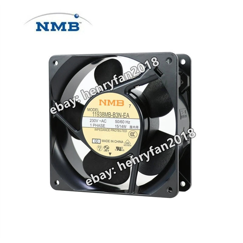 11938MB-B3N-EA-00 4715MS-23T-B50 NMB Fan 230VAC 15/14W 120*120*38mm Cabinet Fan