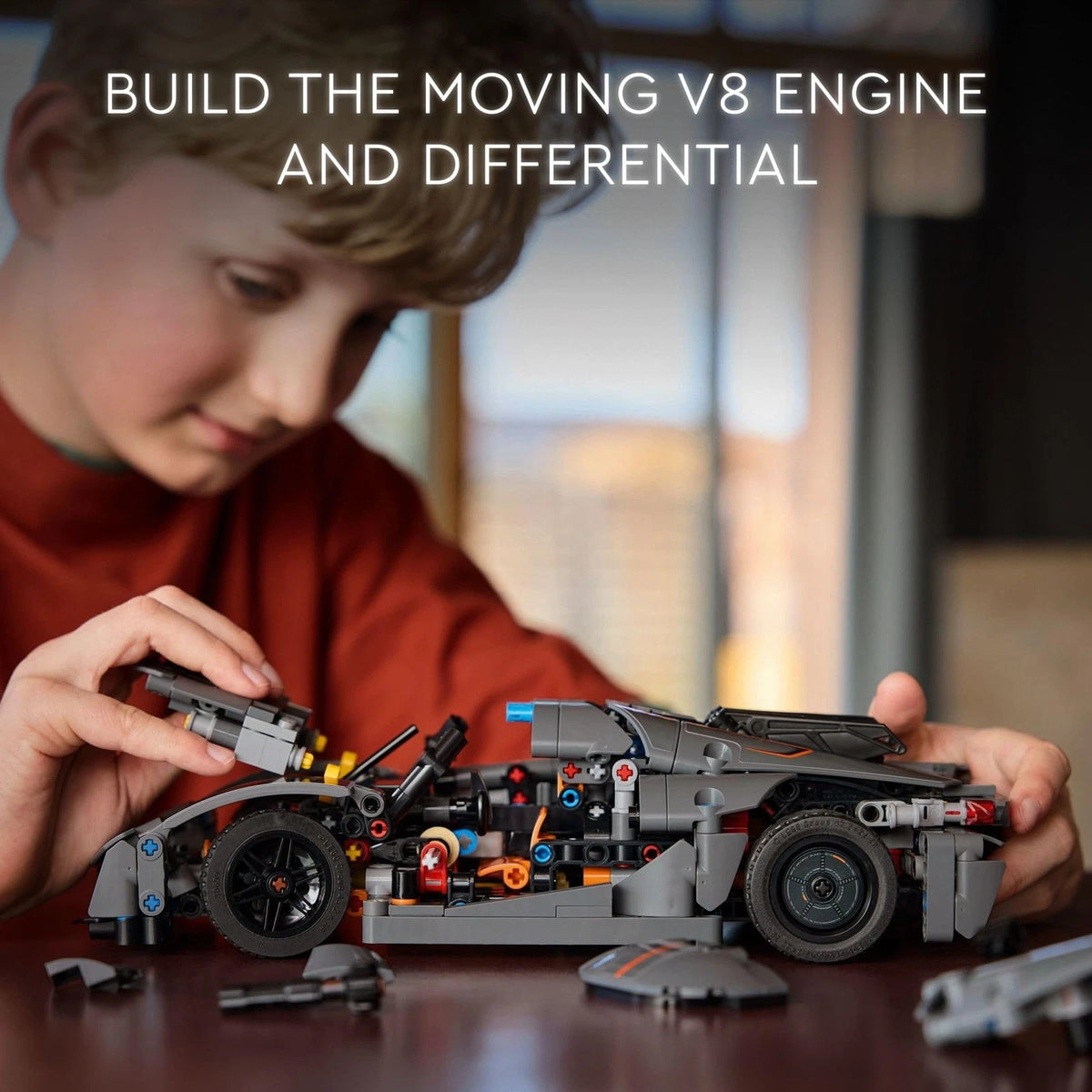 LEGO Technic Koenigsegg Jesko Absolut Grey Hypercar, Sports Car Multicolor