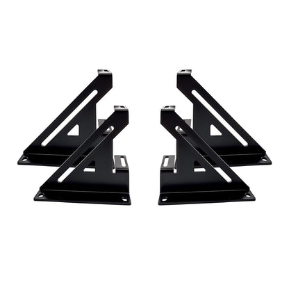 Steel 2 Amp Amplifier Rack Coated by Black Powder  for Car Audio