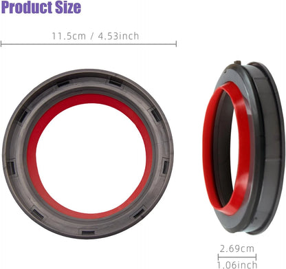 Dust Bin Top Fixed Sealing Ring for V11 V15 SV14 SV15 SV22, red & gray