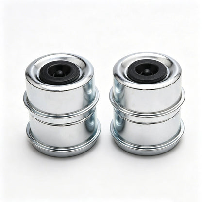 4Pcs 2.44" For Dexter Dust Cap Maintenance Kit w/ Rubber Plug & 4 Spare Plugs