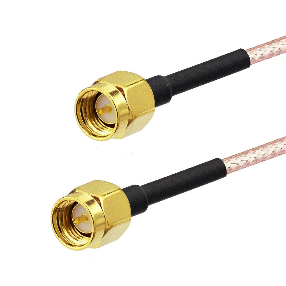 Superbat SMA Coax Cable - Male to Connector - 6in, 6inch 5-pack